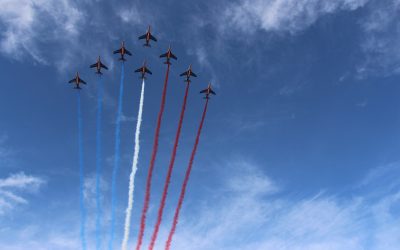 Survol de L’Union par la patrouille de France le 16 décembre 2020