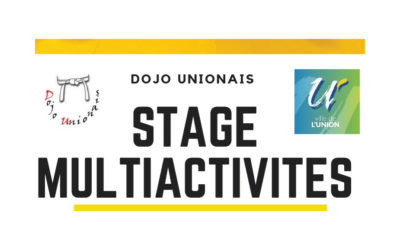 Stage été multi-activités – Dojo Unionais