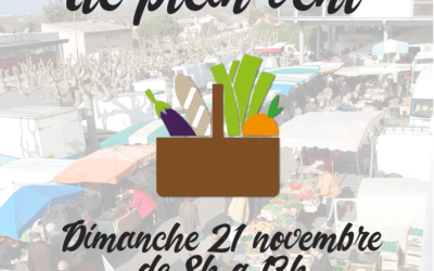Venez fêter les 45 ans du marché de plein vent !