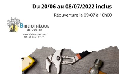 Fermeture de la bibliothèque