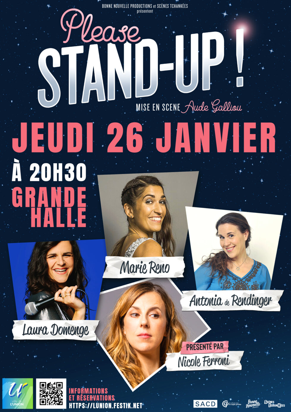 Théâtre PLEASE STAND UP! Ville de L'Union