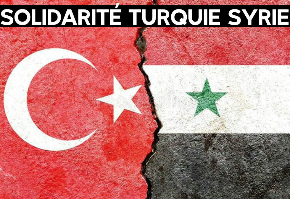 Solidarité séisme Turquie et Syrie