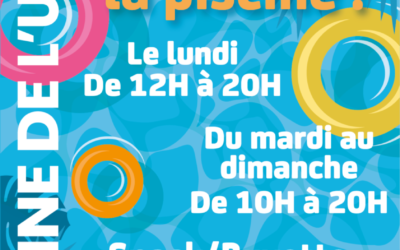 Cet été, profitez de la piscine de L&rsquo;Union!