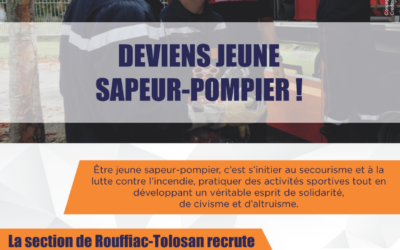 Ouverture d’une section de jeunes Sapeurs Pompiers – Rouffiac-Tolosan