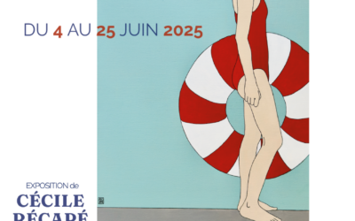 Plongeons suspendus – l’art s’invite à la piscine municipale.