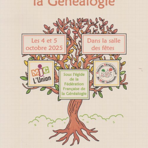 Les journées régionales de la généalogie à L’Union