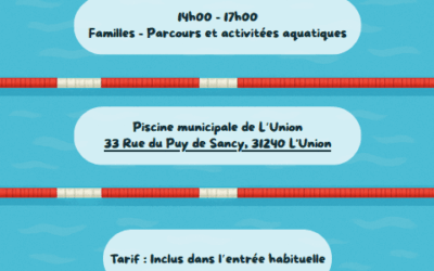 Nager pour le Téléthon – Piscine municipale